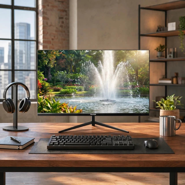 Alt view image 6 of 7 - 32 Inch 4K UHD (3840 x 2160) Monitor, PC Monitor 60Hz, Computer Monitor, HDR 10, DP HDMI VESA