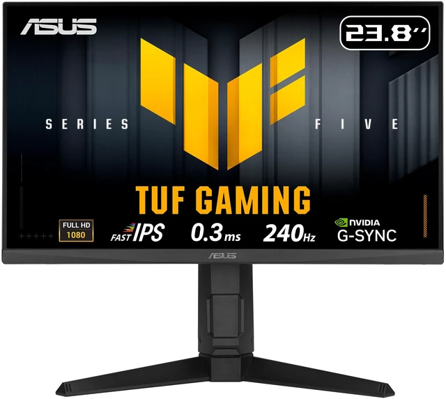 Main image of TUF Gaming Series 5 23.8 1080P Monitor (VG249QML5A) - Fast-IPS, 240Hz, 0.3ms, G-SYNC Compatible, FreeSync Premium, 99% sRGB, Height Adjustable, DisplayWidget, Gaming AI