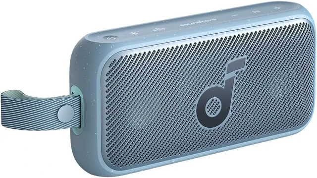 Alt view image 4 of 4 - Motion 300 by Anker, Bluetooth Speaker, Wireless Hi-Res Portable Speaker, IPX7 Waterproof, BassUp, Bluetooth 5.3, 30W Stereo Sound, 13H Playtime for Home, Shower, Outdoor, and Travel - Blue