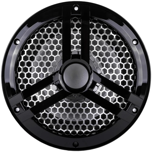 Alt view image 2 of 4 - SKM8WBD2 8" 500W Max Power Dual 2 Ohm Marine Subwoofer (Black)