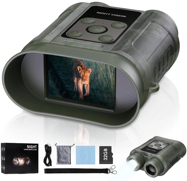 Main image of Gifts for Men and Teen Boys,Night Vision Goggles,Night Vision Binoculars,32GB Card Included, Photo/Video Capture,Outdoor Tools for Education, Wildlife Watching,Birthday Gifts for Boy,Men,Gift for Dad