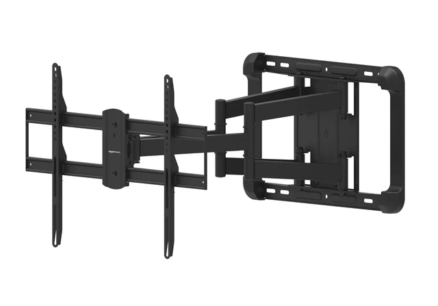 Main image of Heavy Duty Extension Dual Arm, Full Motion Articulating TV Mount with Tilt and Swivel for 37" to 80" TVs up to 132 lbs, VESA Compatible, Fits LED LCD OLED Flat Curved Screens, Black