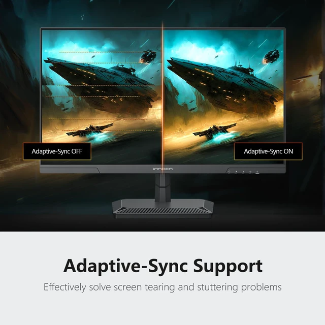 Alt view image 3 of 7 - 24.5 Inch Gaming Monitor 1440P 240Hz QHD 2K PC Desktop Gaming Screen Fast IPS HDMI 2.1 Display, DisplayPort, Built-in Speaker, 25G2S