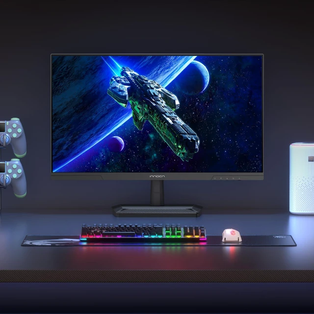 Alt view image 4 of 7 - 24.5 Inch Gaming Monitor 1440P 240Hz QHD 2K PC Desktop Gaming Screen Fast IPS HDMI 2.1 Display, DisplayPort, Built-in Speaker, 25G2S