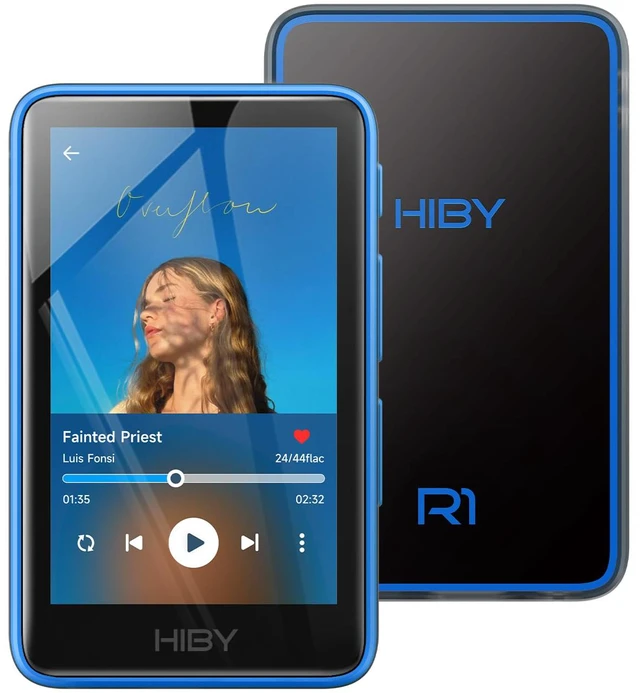 Main image of R1 HiFi MP3 Player with Bluetooth 5.1 Tidal Qobuz DSD 256 Native Lossless Music Player with Touchscreen/Hi Res Audio Certified/MSEB Tuning/2TB Expanded Memory