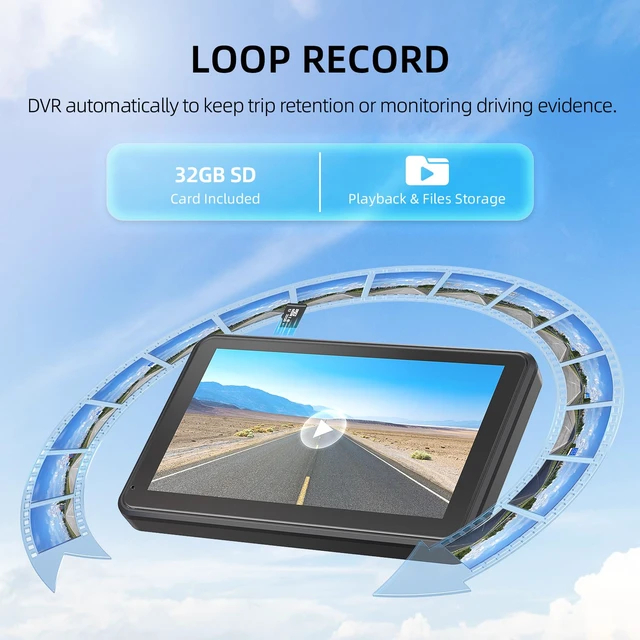 Alt view image 5 of 7 - Magnetic Solar Wireless Backup Camera: HD1080P 7 Touchscreen Portable with DVR, BSD, 1-Min Install-Free IR Night Vision Hitch Backup Camera for Trailer/Truck/Small RV/Camper/Tractor-AWTCM701