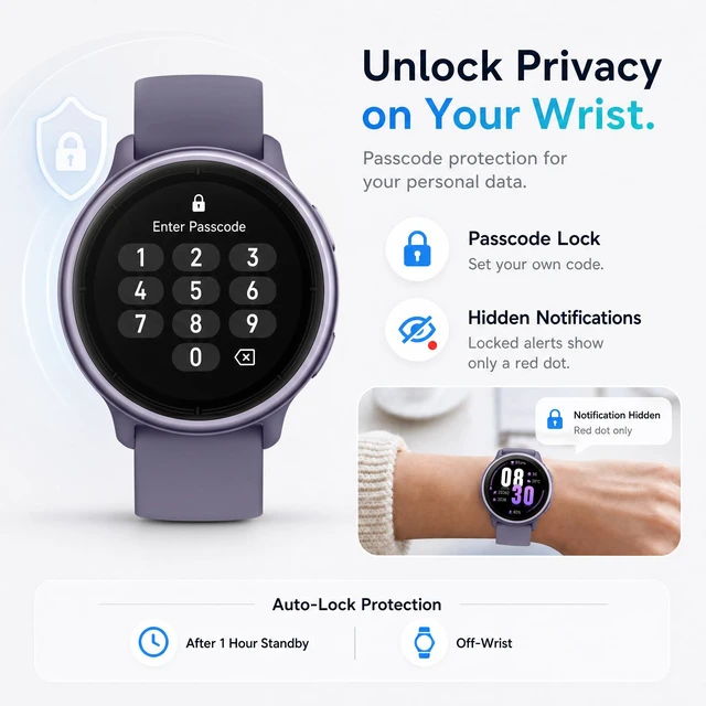 Alt view image 3 of 7 - Smart Watch for Women (Answer/Make Call), 1.65" HD Fitness Tracker with Heart Rate/SpO2/Sleep Monitor, Pedometer, 110+ Sports Modes, 3ATM Waterproof, 7-Day Battery, for iOS Android