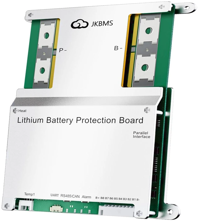 Main image of JK-B2A8S20P Smart BMS 200A (3S-8S) - 2A Active Balancer for 12V/24V LiFePO4 Battery Pack, High Capacity RV & Solar Cell Build