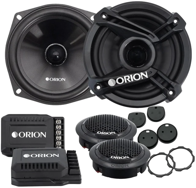 Main image of Cobalt Series CB525C 2-Way Car Audio Component System - 5.25 Speakers, Full Range, Enhanced Bass, 240W, 4 Ohms, Easy Installation, 1 Silk Dome Tweeter, External Passive Crossover (Pair)