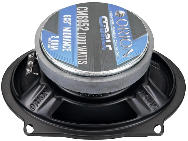 Alt view image 5 of 5 - Cobalt CM6852 High Efficiency 5x7 / 6x8 Mid-Range Bullet Loudspeakers, 1000W Max Power, 250W RMS, 2 Ohm, 1.5" Voice Coil - Pro Car Audio Stereo, Midrange Speakers (Pair)