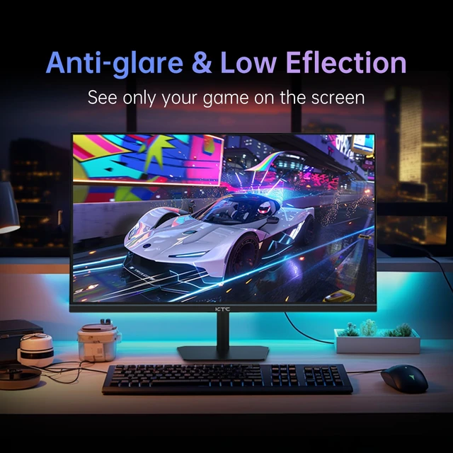Alt view image 4 of 7 - 24.5 Inch Gaming Monitor, 180Hz (Up to 200Hz) Monitor FHD, Fast IPS 1080P 1ms, 128% sRGB HDR10, Adaptive Sync, HDMI DP, VESA Tilt Adjustable for Xbox PS5 Switch, H25T7