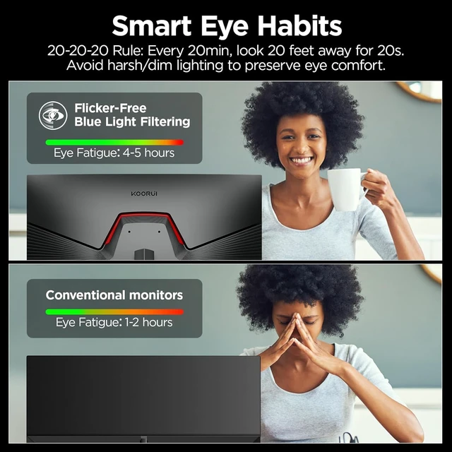 Alt view image 5 of 7 - 27" FHD 1080p Gaming Monitor 240Hz 1ms, FreeSync Premium, G-SYNC Compatible, 95% DCI-P3, DisplayPort 1.4, HDMI 2.0, VESA Mount, Tilt Adjustable, Black, GN02