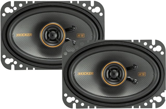 Main image of 51KSC4604 KS-Series 4x6 Coaxial Speakers with.5" tweeters, 4-Ohm, Pair
