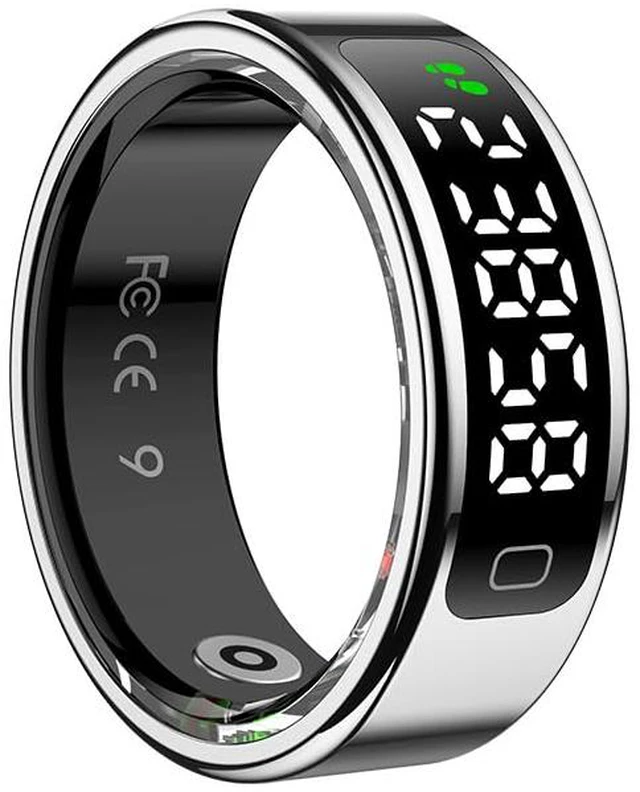 Main image of Smart Ring for Women for Men,Fitness Tracker Ring with Monitors Heart Rate,Blood Oxygen,Sleep,Stress and 60 Health Metrics(Sliver, 10)