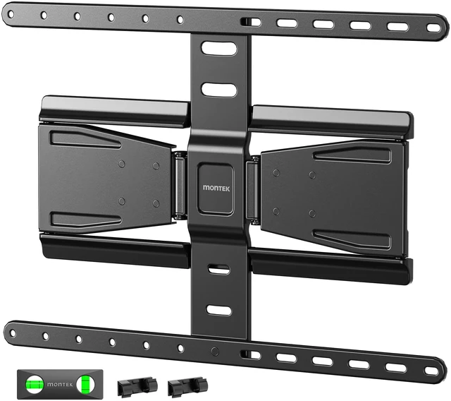 Main image of 0.77" Ultra Slim TV Wall Mount for 43-90 Inch TVs, Swivel & Tilt & Leveling & Extension Wall Mount TV Bracket with Articulating Dual Arms, Low Profile Full Motion tv Mount, 4X Weight Tested