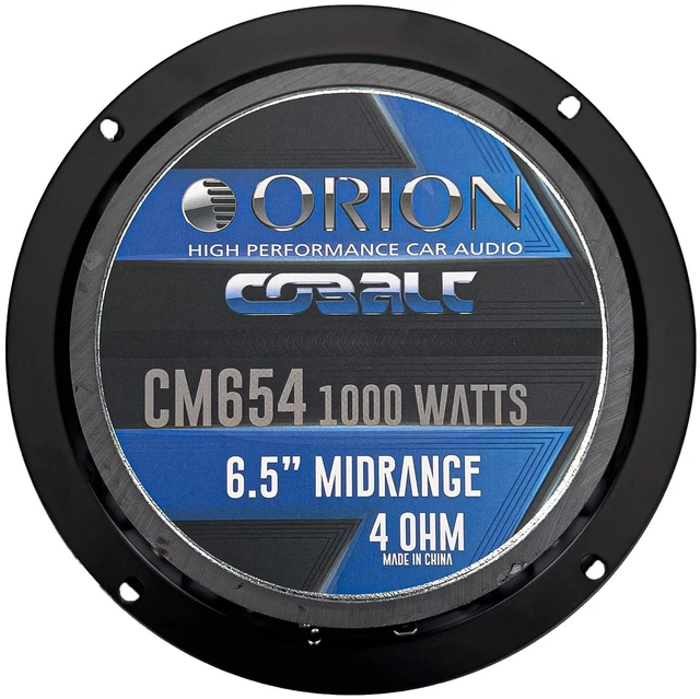 Alt view image 5 of 7 - Cobalt CM654 High Efficiency 6.5" Mid-Range Bullet Loudspeakers, 1000W Max Power, 250W RMS, 4 Ohm, 1.5" Voice Coil - Pro Car Audio Stereo, Midrange Speakers (Pair)