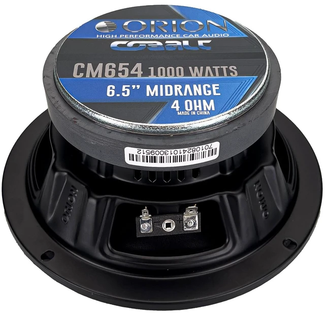 Alt view image 6 of 7 - Cobalt CM654 High Efficiency 6.5" Mid-Range Bullet Loudspeakers, 1000W Max Power, 250W RMS, 4 Ohm, 1.5" Voice Coil - Pro Car Audio Stereo, Midrange Speakers (Pair)