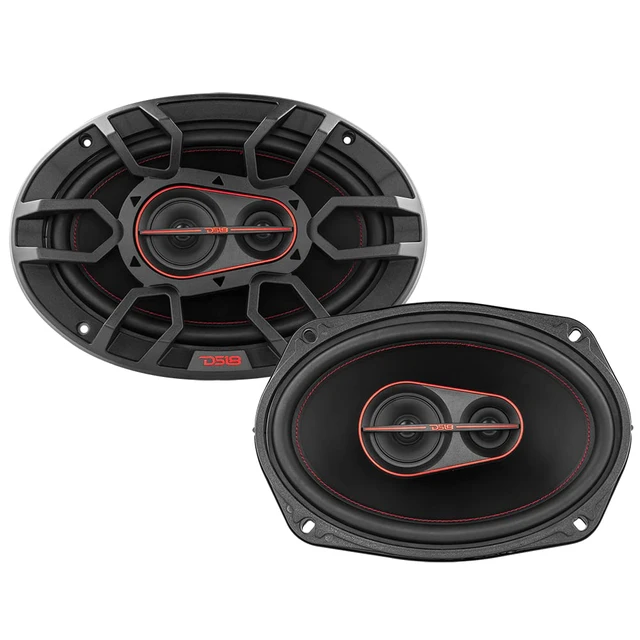 Alt view image 4 of 7 - G6.9Xi GEN-X 6x9 3-Way Coaxial Speakers 180 Watts 4-Ohm with Mylar Dome Tweeters - Grill Included - Full Range Speaker Great for Car Stereo Sound System - Pair
