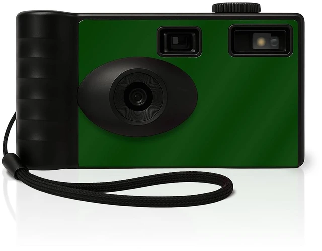 Main image of Screen Free Digital Camera Four Built in Filters Rechargeable, 8mp, Lightweight, Focus-Free, Auto-Flash, Easy-to-Use, Reusable, Retro Film-Style Photos (Forest Green)
