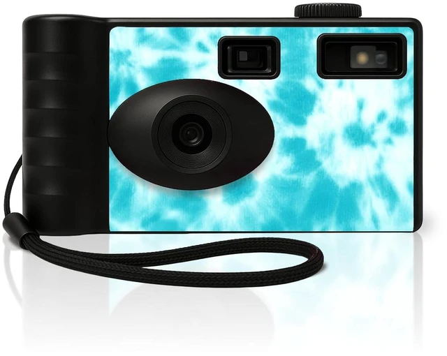 Main image of Screen Free Digital Camera Four Built in Filters Rechargeable, 8mp, Lightweight, Focus-Free, Auto-Flash, Easy-to-Use, Reusable, Retro Film-Style Photos (Blue Tie Dye)