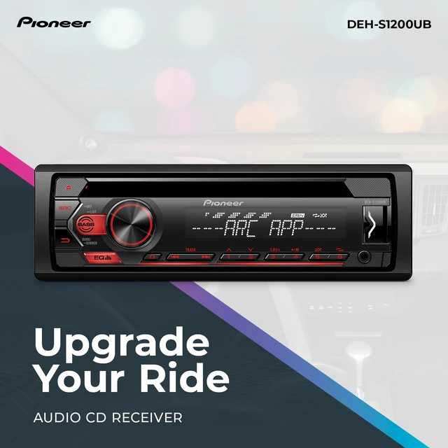 Alt view image 2 of 5 - DEH-S1200UB 1-Din CD Receiver USB, AUX, FLAC Playback, AM/FM Radio, 50W x 4 Output, MIXTRAX, Detachable Face, Preset EQ, Bass Boost, Remote Control Included
