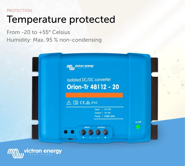 Alt view image 4 of 4 - Orion-Tr DC to DC Converter - 48/12-Volt 20 amp 240-Watt - IP43 Protected - for Dual Battery Systems - Isolated