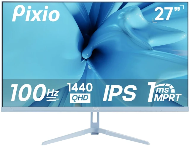 Main image of PX275 Wave Blue 27 inch 100Hz Refresh Rate QHD 1440p Resolution IPS Panel 1ms MPRT Response Time Gaming Monitor with Adaptive Sync