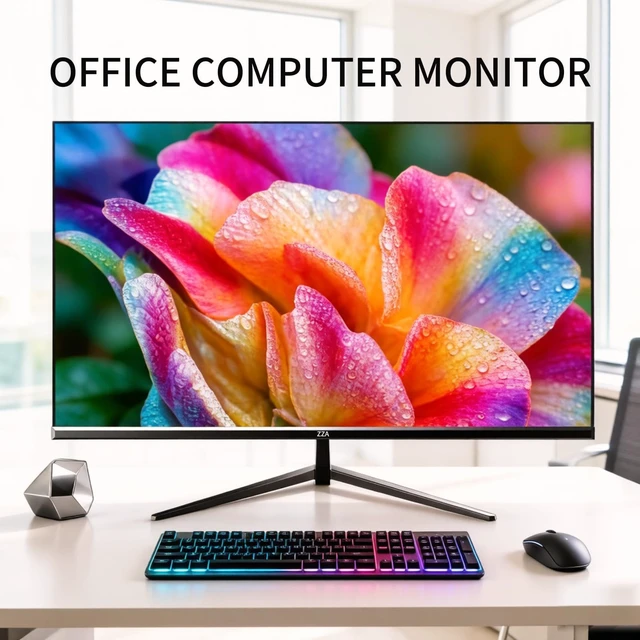 Alt view image 6 of 6 - 32 Inch 1K FHD Monitor (1920x1080), IPS,60Hz Refresh Rate,AMD FreeSync, 178° Viewing Angle,VESA 100x100mm Mount Compatible, Tilt Adjustable - Black