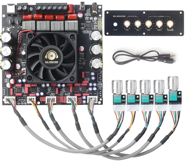 Main image of S600X-W Power Amplifier Board Bluetooth5.2 TPA3255 Chip with Subwoofer 2.1 Channel 300W×2+600W (S600X-W)