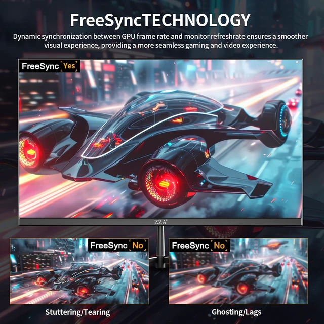 Alt view image 6 of 7 - 25" Curved Gaming Monitor, 240Hz|144Hz FHD(1920 * 1080P) VA Screen Computer Monitor, Supports Freesync, 120% sRGB, Blue Light Filter,AMD Freesync, Wall Mountable Installs(HDMI 1.4/DP 1.2)