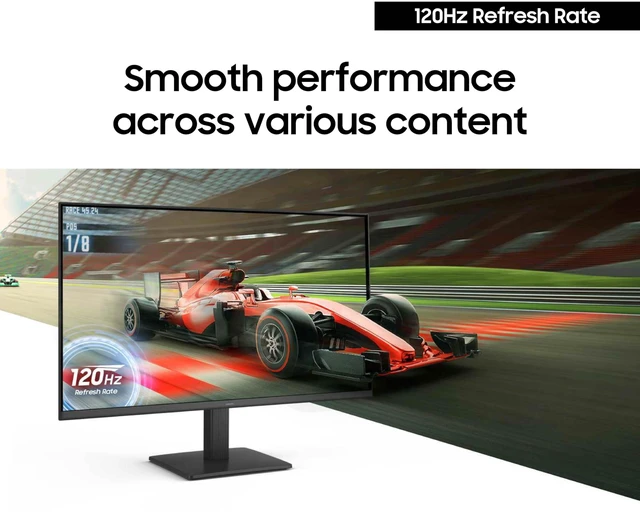 Alt view image 4 of 7 - 24" S3 (S32GF) FHD High Resolution 120Hz Monitor with IPS Panel, Flicker Free, Eye Saver Mode, LS24F320GANXZA, 2025