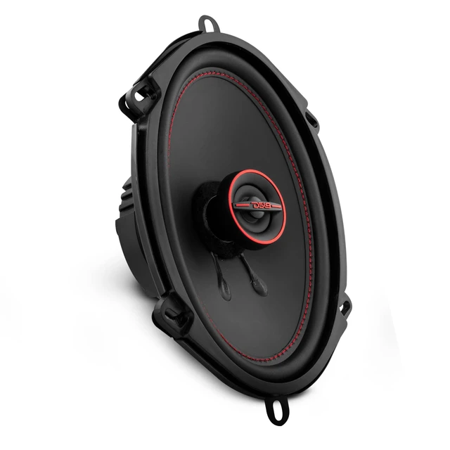 Alt view image 5 of 7 - GEN-X5.7 Coaxial Speaker - 5x7, 3-Way, 165W Max, 50W RMS, Black Paper Cone, Two Mylar Dome Tweeters, 4 Ohms - Clarity Unparalled by Other Speakers in Their Class (2 Speakers)