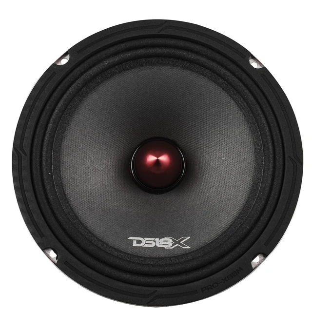Alt view image 3 of 7 - PRO-X8BM Loudspeaker - 8", Midrange, Red Aluminum Bullet, 550W Max, 275W RMS, 8 Ohms - Premium Quality Audio Door Speakers for Car or Truck Stereo Sound System (1 Speaker)
