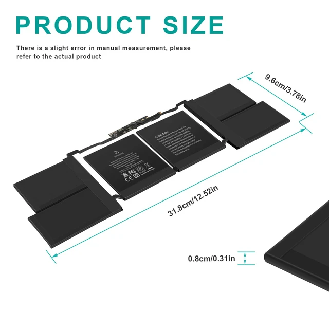Alt view image 3 of 7 - A2113 A2141 Laptop Battery Compatible with MacBook Pro 16-inch A2141(2019 Version) EMC 3347,fits MVVJ2xx/A MVVK2xx/A MVVL2xx/A MVVM2xx/A