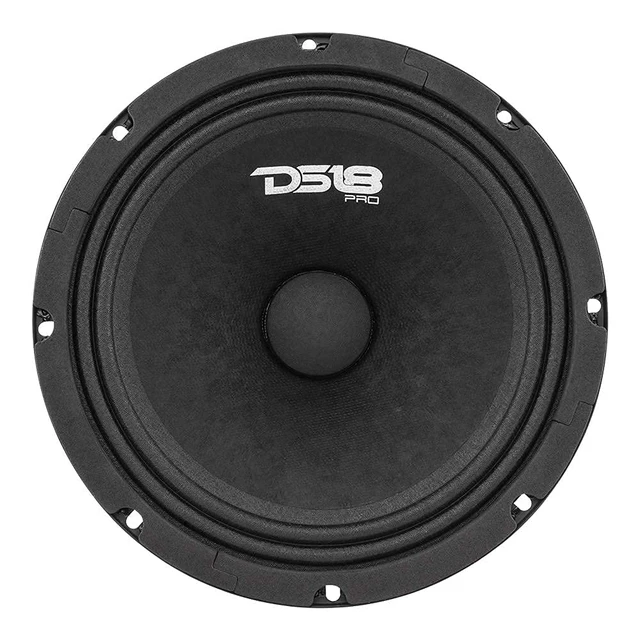 Alt view image 6 of 7 - PRO-GM8.4PK Mid and High Complete Package - Includes 2X Midrange Loudspeaker 8" and 2X Aluminum Super Bullet Tweeter 1" Built in Crossover - Door Speakers for Car or Truck Stereo Sound System