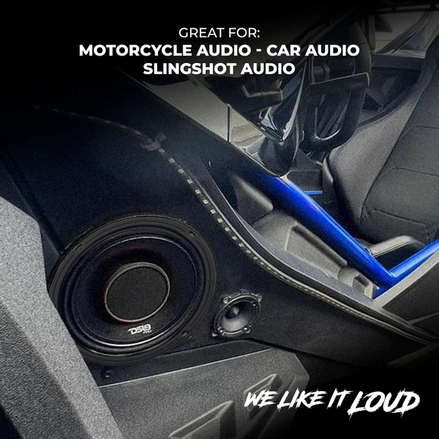 Alt view image 3 of 7 - PRO-HY8.4B 8" Hybrid Mid-Range Car Audio Loudspeaker with 1" VC Built-in Compression Driver Horn, 500W Max 250W RMS 4 Ohms (1 Speaker)