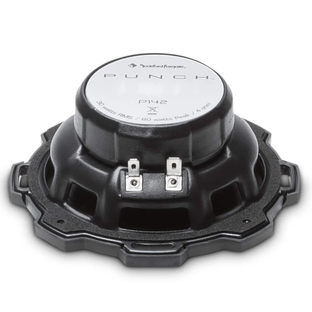 Alt view image 6 of 6 - P142 Punch 4" 2-Way Coaxial Full Range Speakers - Black (Pair)