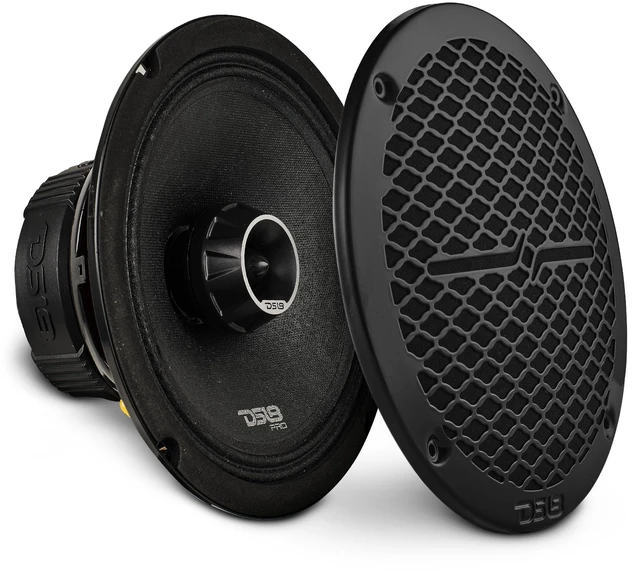Main image of PRO-ZT Pro Audio Coaxial Midrange Speakers with Built-in Bullet Tweeter, 4-Ohms, Water Resistant - Black Metal Mesh Grill Included (1 Speaker) (8" inches)