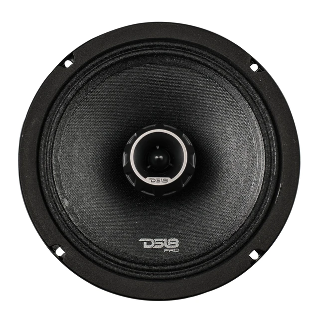 Alt view image 6 of 7 - PRO-ZT Pro Audio Coaxial Midrange Speakers with Built-in Bullet Tweeter, 4-Ohms, Water Resistant - Black Metal Mesh Grill Included (1 Speaker) (8" inches)