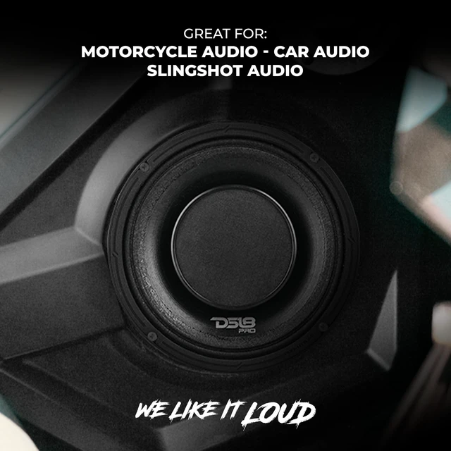Alt view image 3 of 7 - PRO-HY6.4B 6.5" Hybrid Mid-Range Car Audio Loudspeaker with 1" VC Built-in Compression Driver Horn and Water Resistant Cone 450W Max 225W RMS 4 Ohms (1 Speaker)