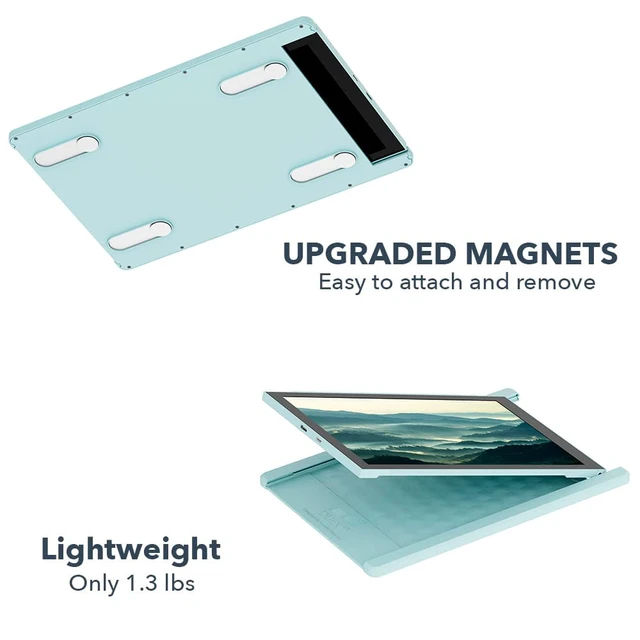 Alt view image 3 of 6 - Lite New Mobile Pixels Portable Monitor (2026 Upgraded), 12.5" Full HD IPS Laptop Screen Extender, USB C/HDMI Powered Plug and Play,Windows/Mac/Android/Switch Compatible (Jadeite Green)