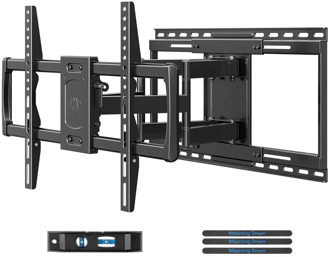 Main image of Sliding TV Wall Mount for 42-86" TVs, Full Motion Articulating Dual Arms, Easy TV Centering, Max VESA 600x400mm, 132 lbs, MD2198