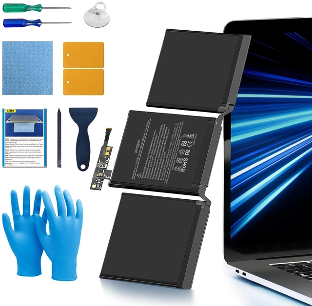 Main image of Battery A1713 for MacBook Pro 13 Inch A1708 Late 2016 Mid 2017 EMC 2978 3164, Replacement Battery A2171 for MacBook Pro 13 Inch A2159 (2019) A2289 (2020) A2338 (2020) Higher Capacity