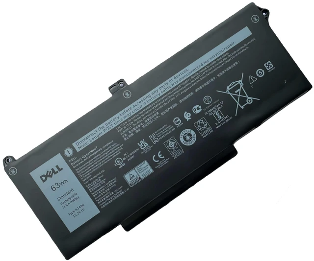 Main image of DELL RJ40G 15.2V 63Wh 4-Cell Notebook Battery For DELL Latitude 5420, Latitude 5520, Precision 3560 Series Laptops P/N: P137G P137G001 P104F P104F001 P104F002 075X16 01K2CF 0WK3F1 0M3KCN 005R42