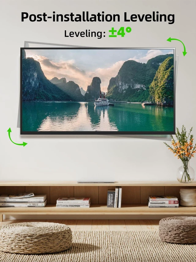 Alt view image 7 of 7 - Full Motion TV Wall Mount for 42-97 Inch TVs up to 150lbs, Swivel and Tilt Wall Mount TV Barcket with Extension, Max VESA 600x400mm & 16" Wood StudsFit Most 75 85 86 90 95 inch TVs