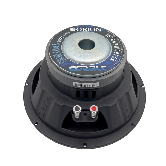 Alt view image 5 of 5 - CBW104S Cobalt Series 10" Car Subwoofer, 1200W, Single 4 Ohm 1200W Max, 300W RMS, 2" OFC Voice Coil, UV-Coated Cone, Foam Surround, Car Audio, System, Sub Boxes