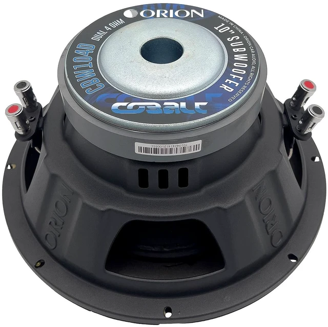Alt view image 5 of 5 - CBW104D Cobalt Series 10" Car Subwoofer, 1200W, Dual 4 Ohm 1200W Max, 300W RMS, 2" OFC Voice Coil, UV-Coated Cone, Foam Surround, Car Audio, System, Sub Boxes