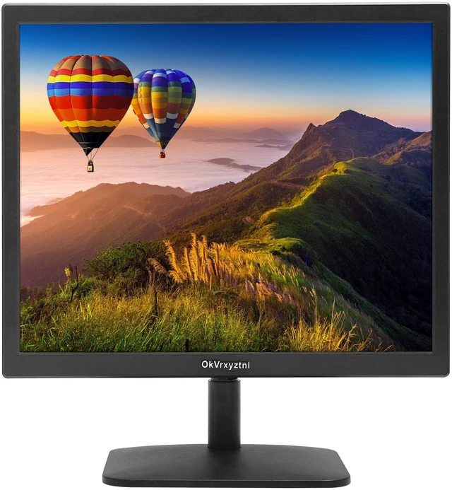 Main image of 17" Monitor 1280 X 1024 with 45% sRGB Color Correction and 5:4 Aspect Ratio, 75 Hz, VESA Mountable, LED Monitor for PC, Laptop and Computer VGA, HDMI, TN Panel