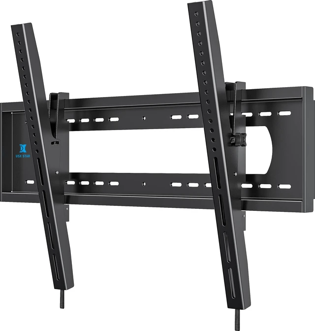 Main image of 85 86 98 100 inch Heavy Duty Tilt TV Wall Mount Bracket for 65-120 inch Large TVS Up to 220LBS, Tilting TV Mount, Max VESA 900×600mm, 16/18/24/32" Studs, Fit Most 65+ 75+ 120 TVs