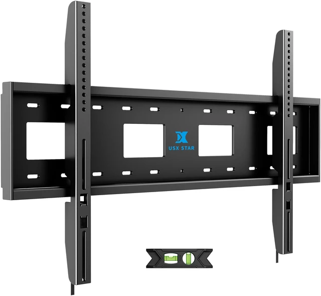 Main image of 85 86 90 98 100 150 Heavy Duty Fixed TV Wall Mount Bracket for 65-150" Heavy Flat Screen, Max VESA 1000x600mm, Low Profile, Holds 330 lbs, 16/18/24/32" Studs,Fit Most 65+ 75+ 120 TVs
